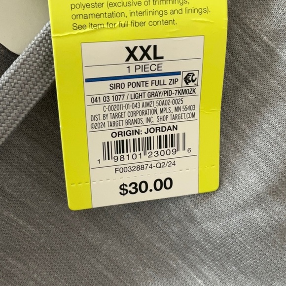 All in Motion Men’s Siro Ponte Full Zip Hoodie Sweatshirt Size XXL - Picture 10 of 12